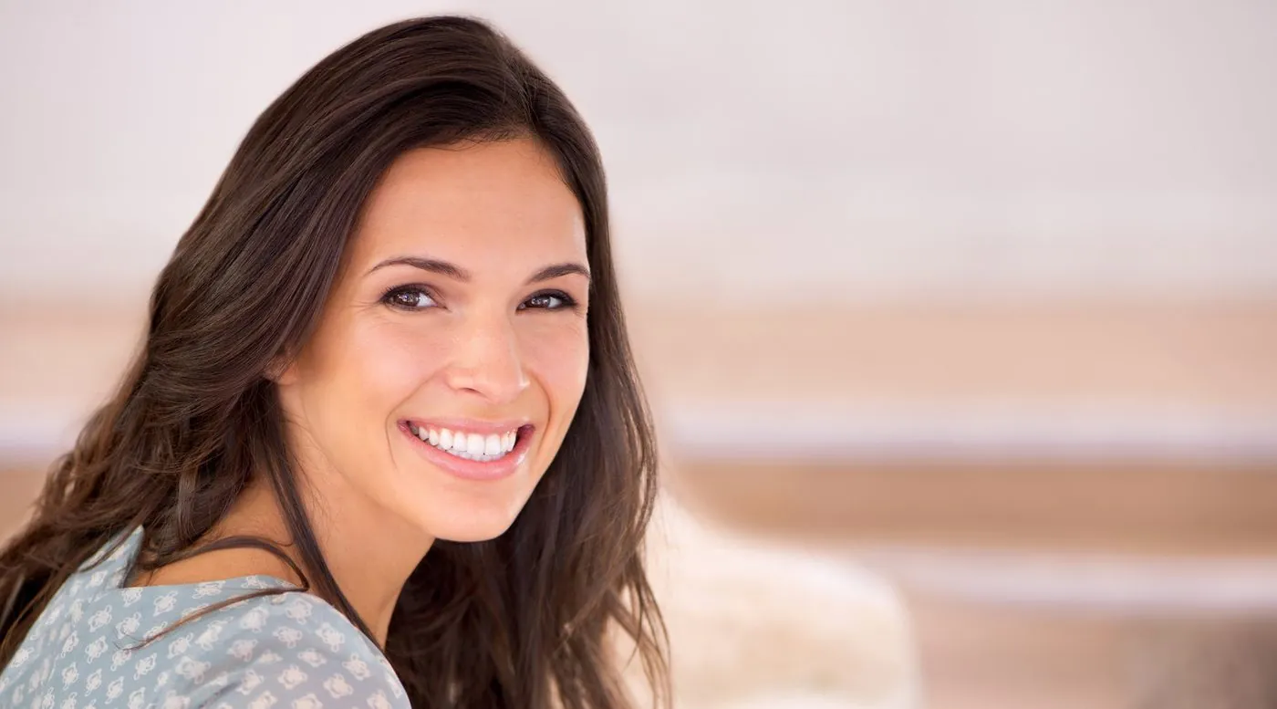 Woman with a healthy smile